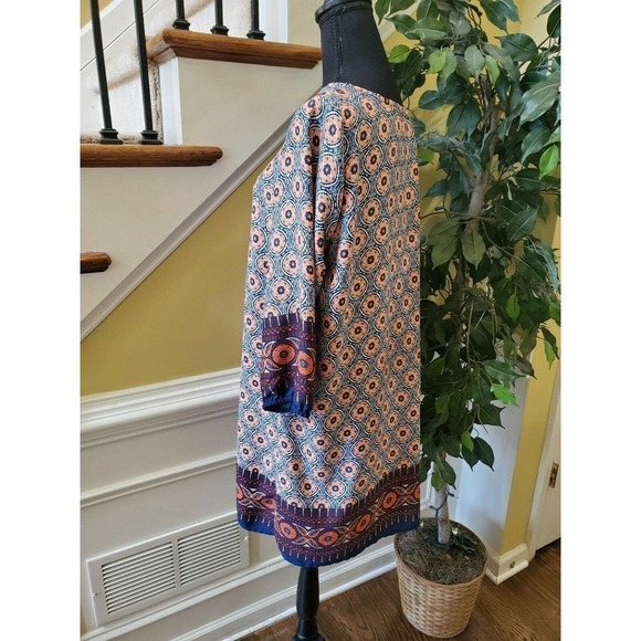 BeBop XL Mini Shift Dress Geometric Print Pullover - Picture 5 of 16